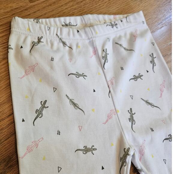 Beezu Crocodile & Lizard Print Cotton Infant Pants Size 12 Months ~ Made in Peru - Picture 4 of 7